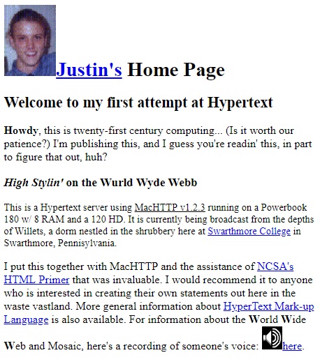 justin home page justin home page